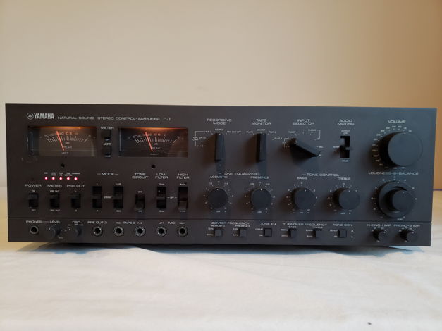 Yamaha C-1 Preamp NS Series Natural Sound Stereo Contro...