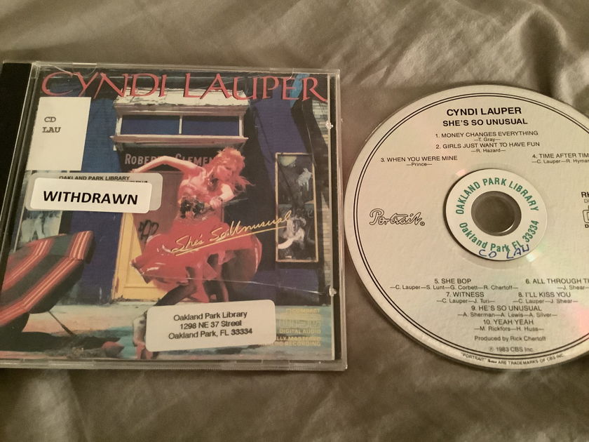 Cyndi Lauper She's So Unusual For Sale | Audiogon