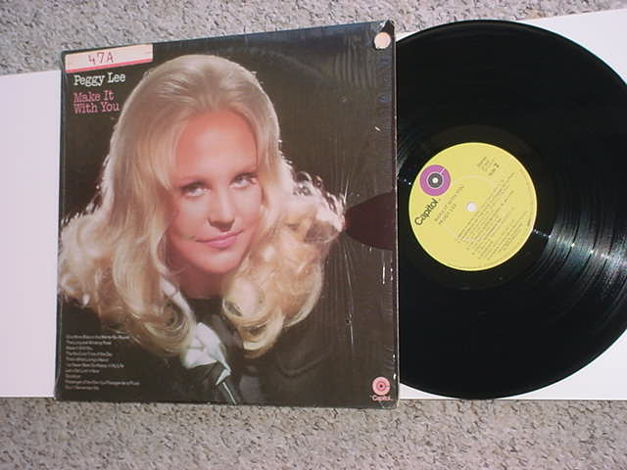 Peggy Lee lp record  - Make it with you lime green Capi...