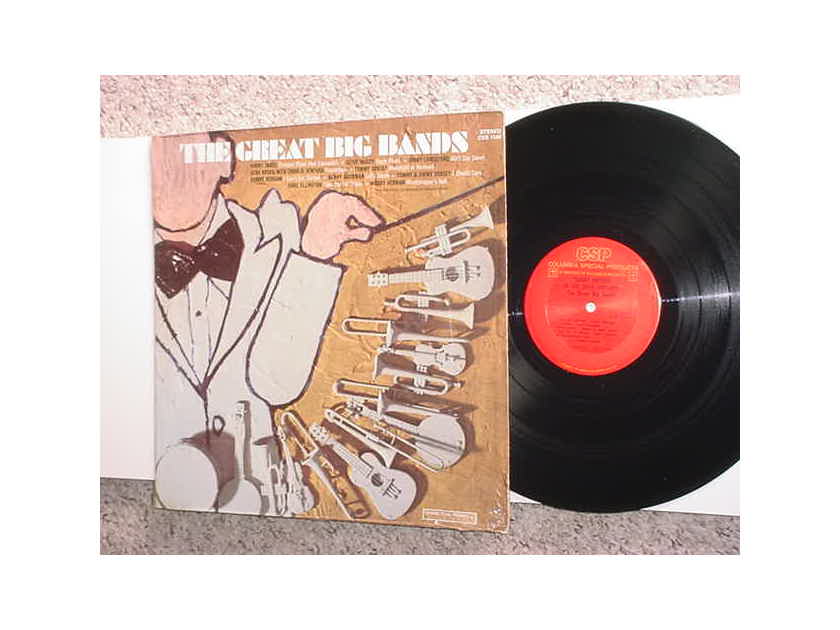 The great big bands lp record - in shrink Columbia stereo css 1506 Harry James Dorsey Lunsford Goodman McCoy Woody more