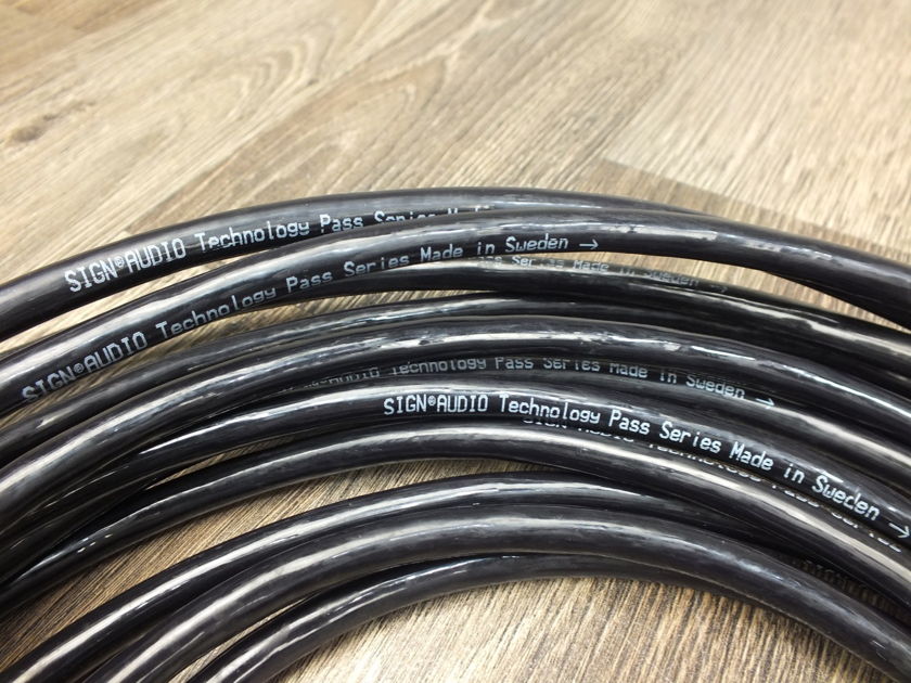 Sign Audio Pass Series speaker cables 4,5 metre