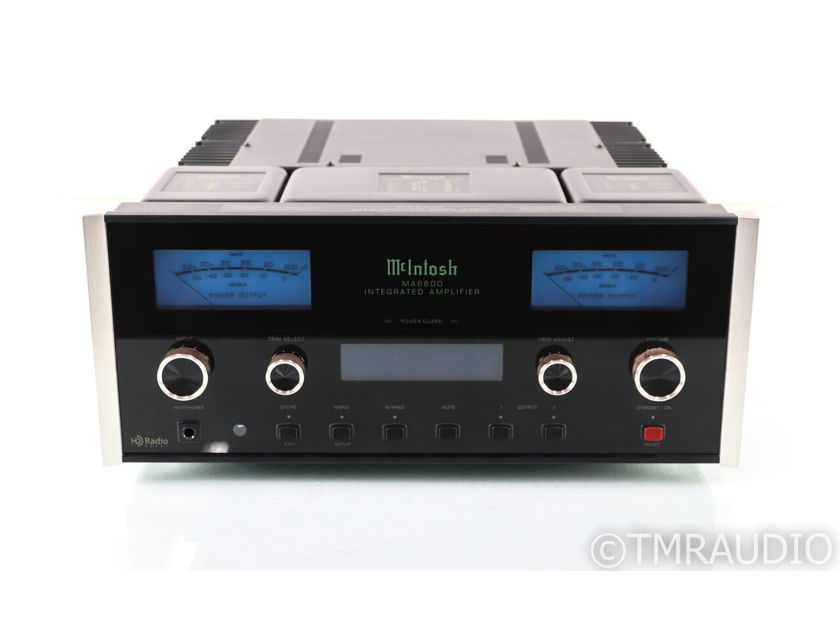McIntosh MA6600 Stereo Integrated Amplifier; MA-6600; MM Phono; Remote (28122)