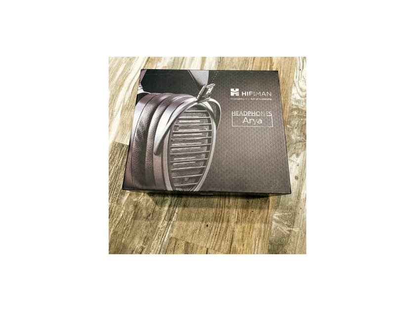 HIFIMAN Arya Full-Size Over Ear Planar Magnetic Audiophile Adjustable Headphone - Black