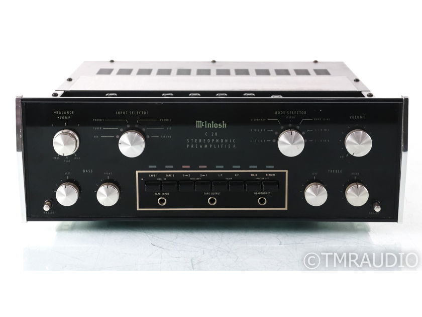 McIntosh C28 Vintage Stereo Preamplifier; C-28; MM Phono (34309)