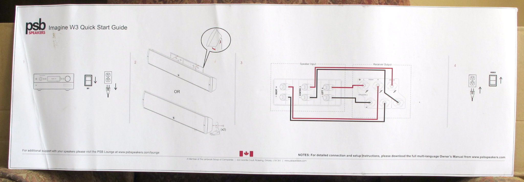 PSB Imagine W3 Home Theater 3 Speaker Array in Single E... 8