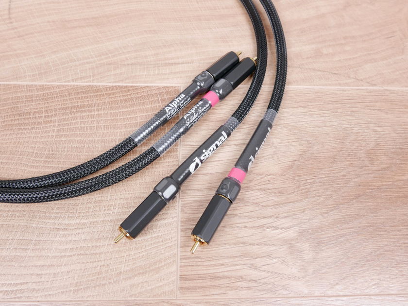 Signal Projects Alpha audio interconnects RCA 1,0 metre NEW