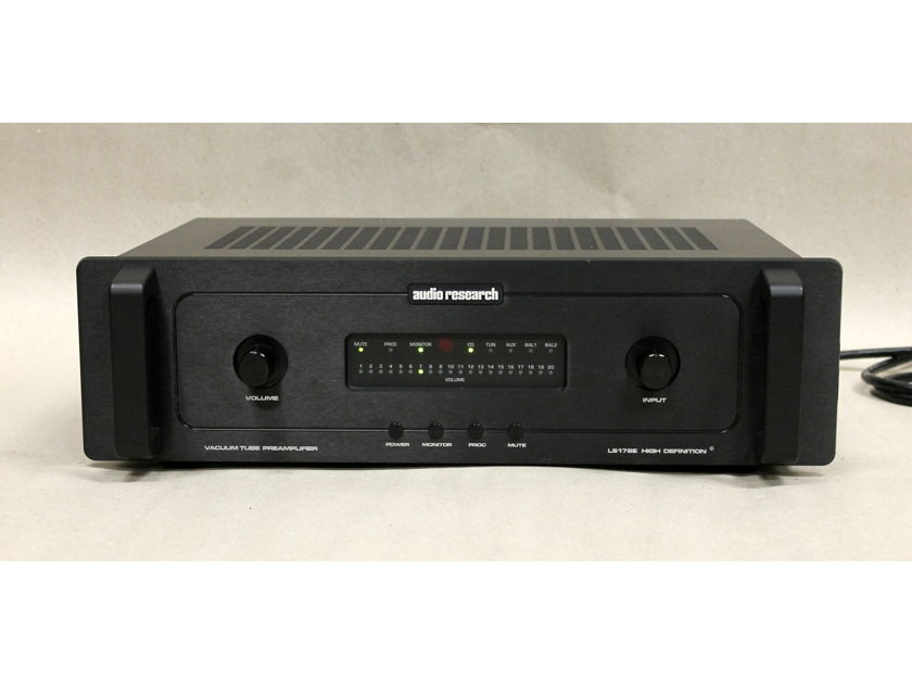 Audio Research LS-17 SE Linestage Preamplifier in Black Finish