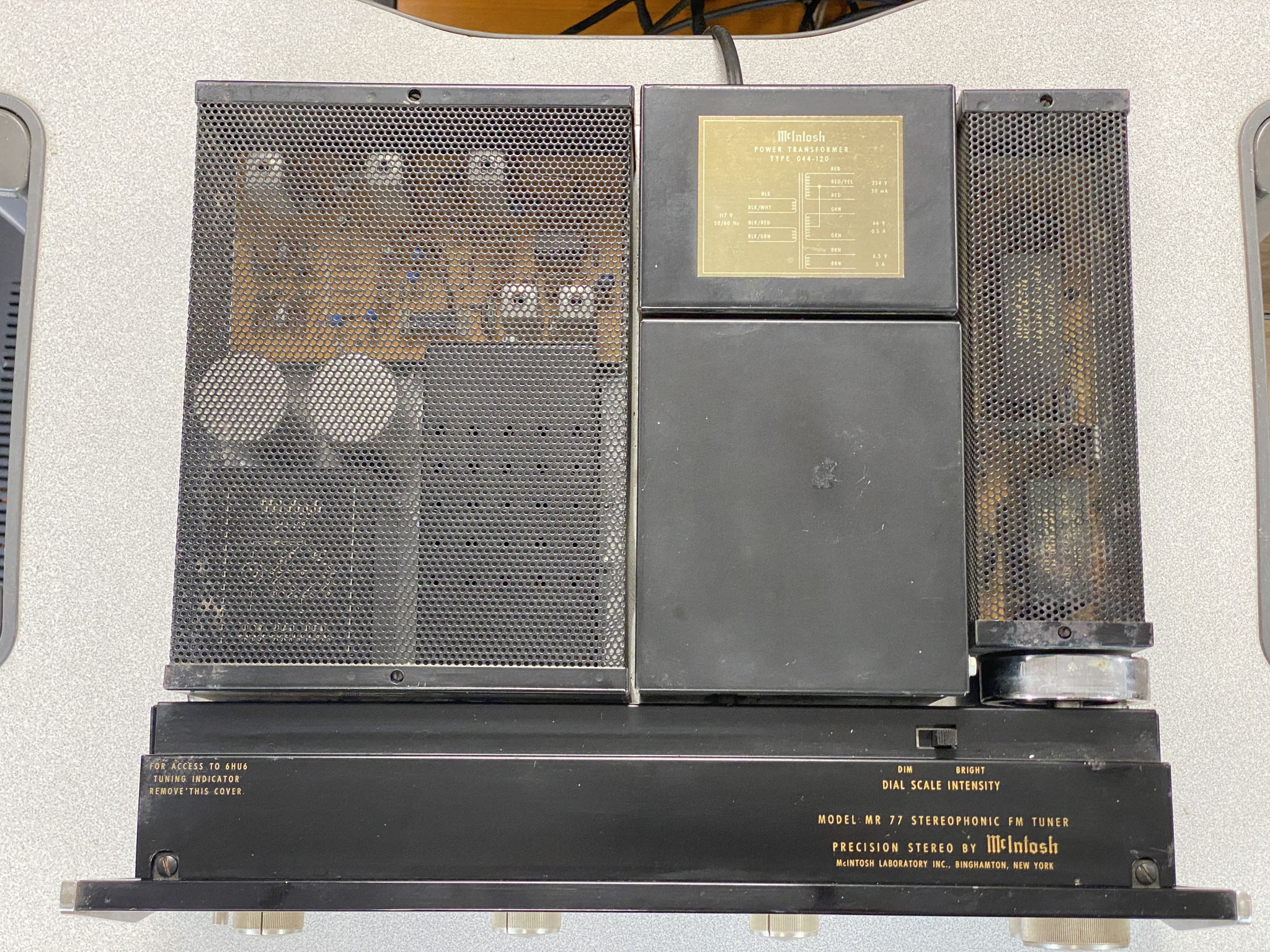 McIntosh MR 77 FM Vintage Stereo Tuner w/ walnut wood c... 8