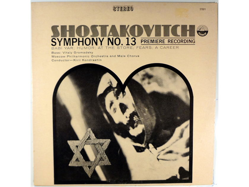 Shostakovich Symphony No. 13 - Premier Recording Everest SDBR 3181