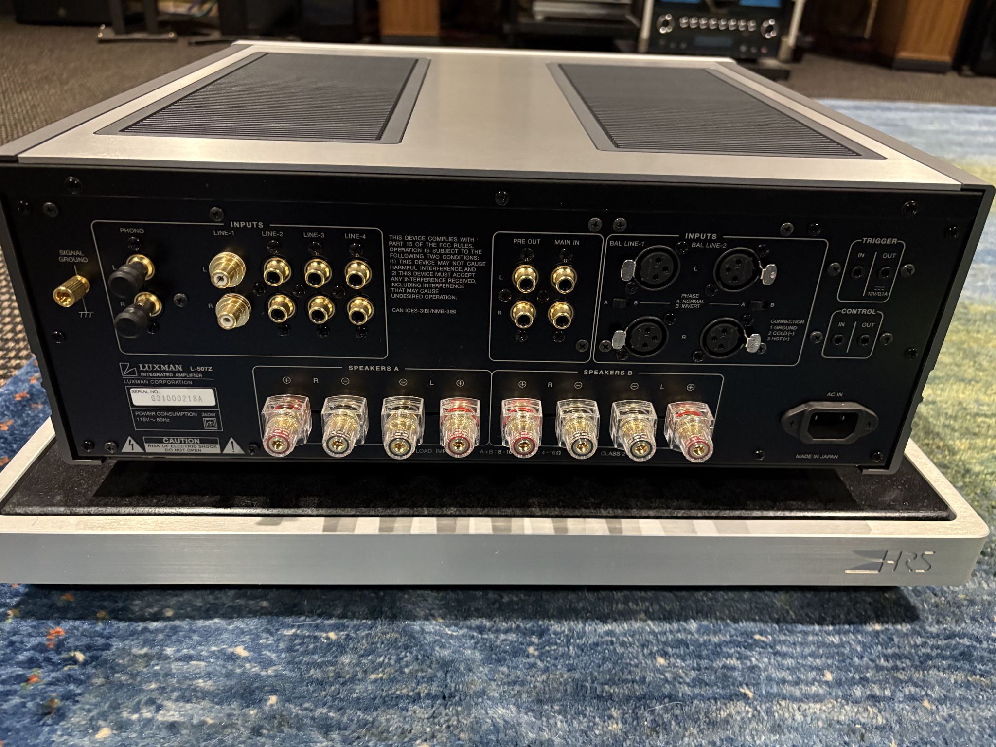 Luxman L-507Z Integrated Amplifier in Silver, with Phon... 2