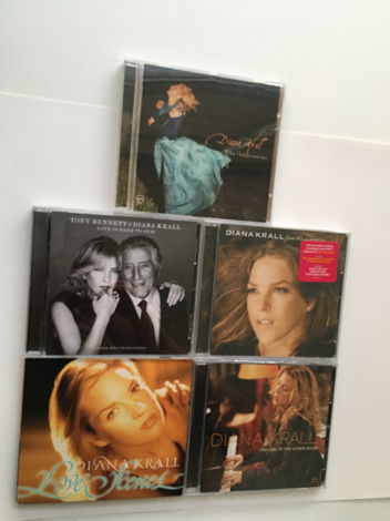 Diana Krall  Cd lot of 5 cds jazz 1 sealed 2 unused