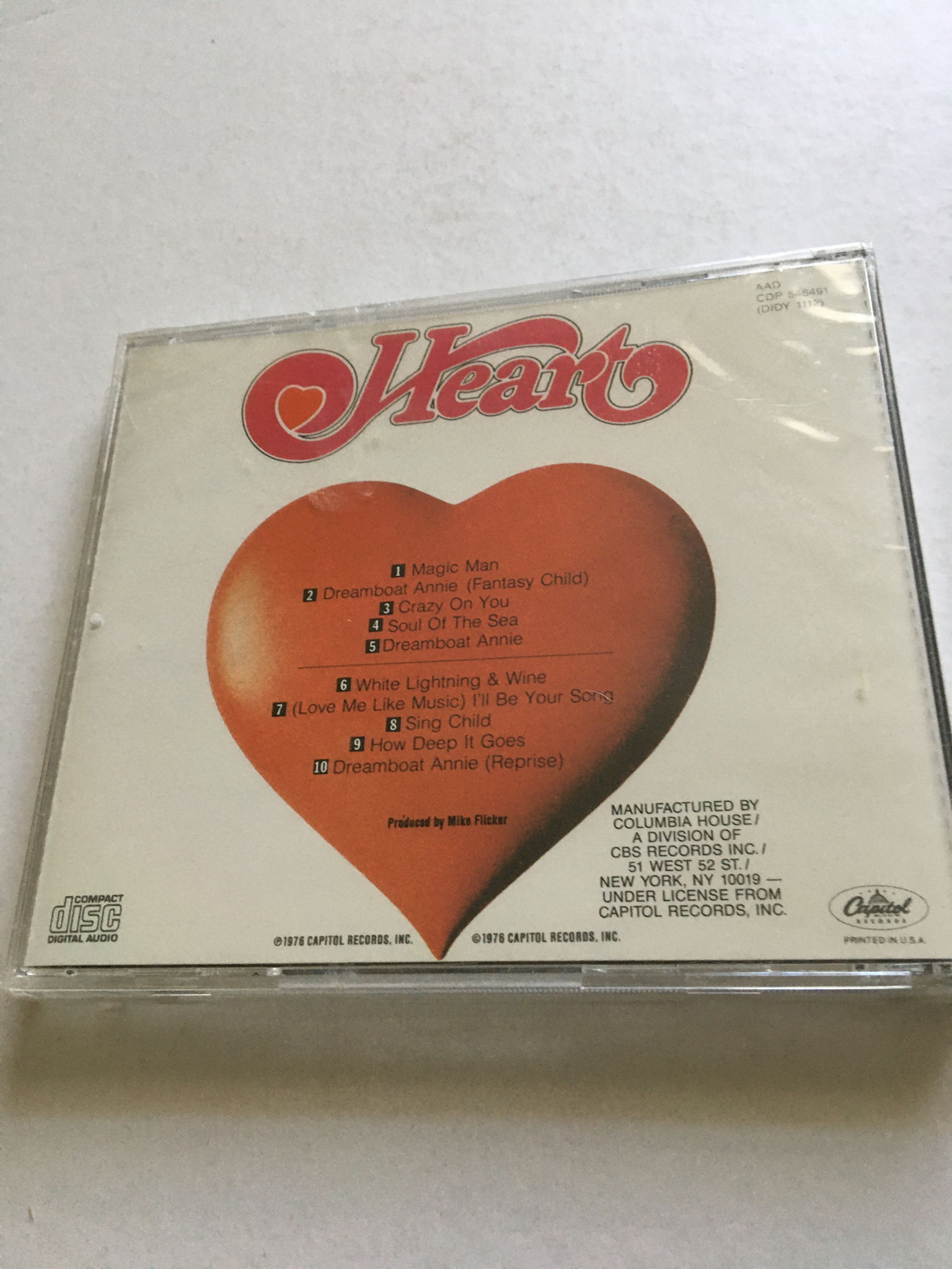 Heart 2 cd  Dreamboat Annie is sealed Desire walks on used 4