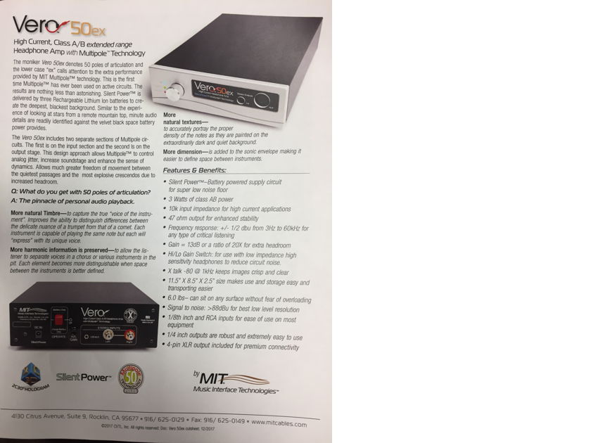 MIT Vero HCA-50ex headphone amplifier