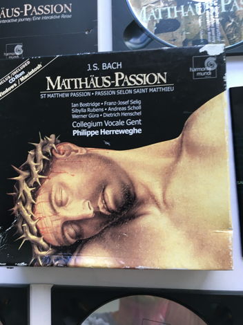 JS Bach Phillippe Herreweghe  Matthaus Passion Cd box s...
