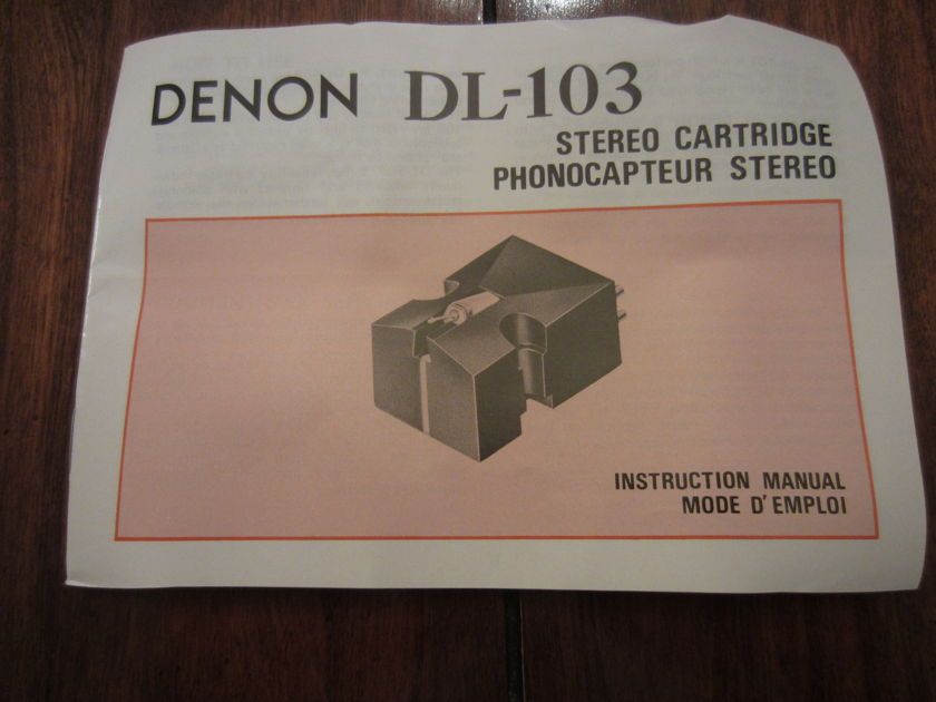 Denon  DL-103 Phono Cartridge NEW