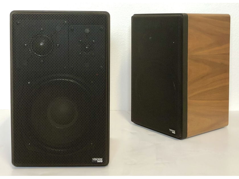 PAIR Visonik DAVID 803 3-Way 4-Ohms Home Stereo Bookshelf Speakers Monitors