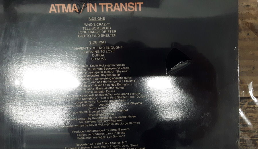 Atma - In Transit 1980 SEALED VINYL LP Pop Psych Rock G... 2