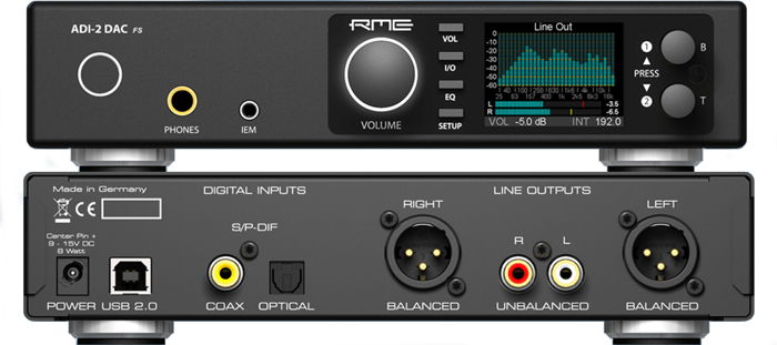 RME - ADI-2 DAC and Headphone Amp -- Darko Audio Calls ...