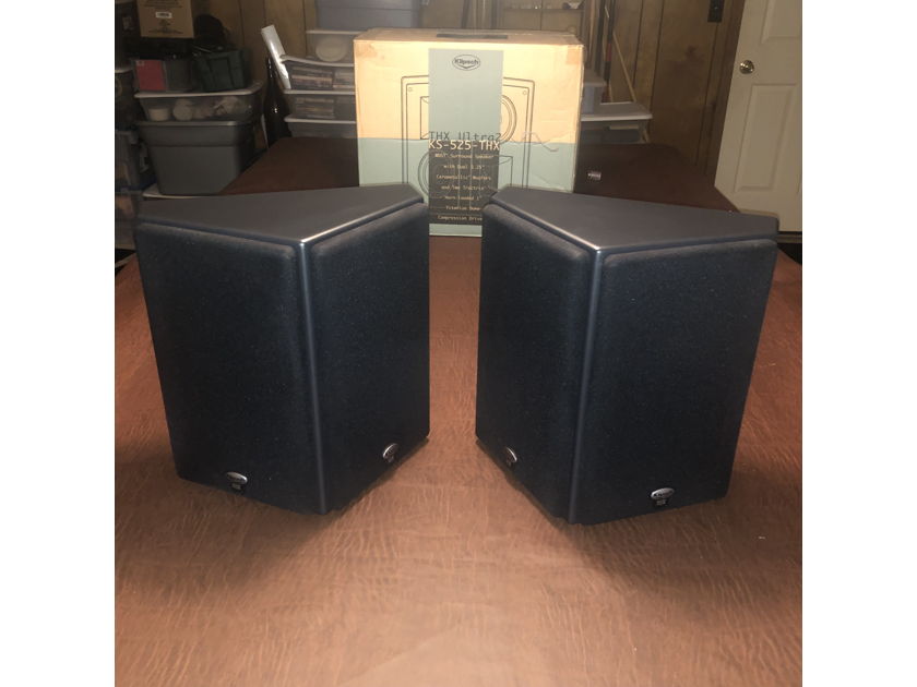 Klipsch KS-525 THX Ultra 2 surround speakers AS-NEW
