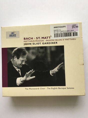 Bach John Eliot Gardiner  Matthaus Passion 3 Cd set Arc...