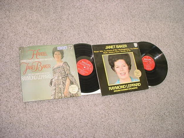PHILIPS Classical Janet Baker 2 lp records HOLLAND
