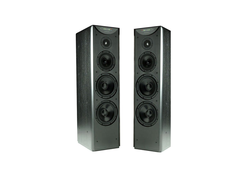 1/pr Meridian DSP-5500 floor speakers in blk