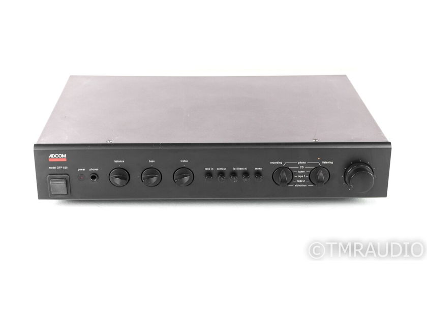 Adcom GFP-555 Stereo Preamplifier; MM Phono; GFP555 (23611)