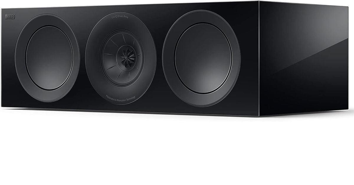 KEF R6 Meta Center channel speaker (Black For Sale Audiogon