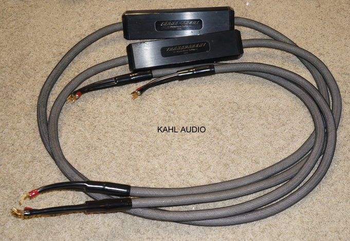 Transparent Audio MusicWave Super 6301XL speaker cables...