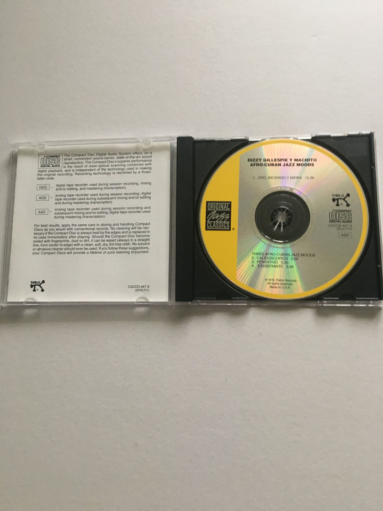 Dizzy Gillespie y Machito cd Afro Cuban jazz Moods Chic... 3