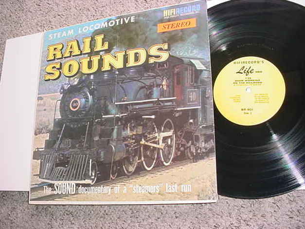 Steam locomotive Rail sounds lp record the sound docume...
