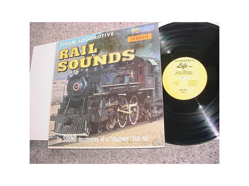 Steam locomotive Rail sounds lp record the sound documentary of a steamers last run
