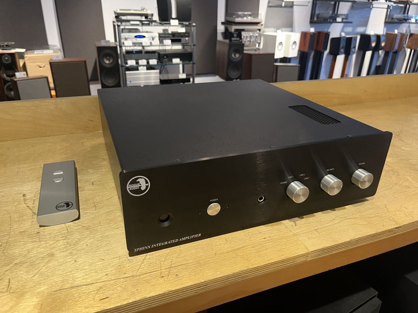 Rogue Audio Sphinx V1 Tube Hybrid Integrated Amplifier w/ Remote, Manual, & Box - Tube Upgrade!