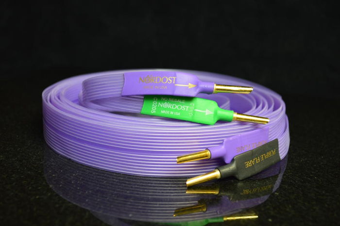 Nordost Purple Flare - Flatline Speaker Cable - 14'/pair