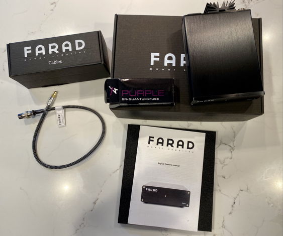 Farad Super3 LPS with Level 2 silver cable, SR Purple F...