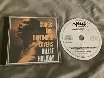 Billie Holiday West Germany CD Songs For Distinguishe L...