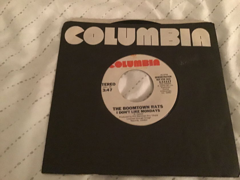 The Boomtown Rats I Don’t Like Mondays Promo 45 NM