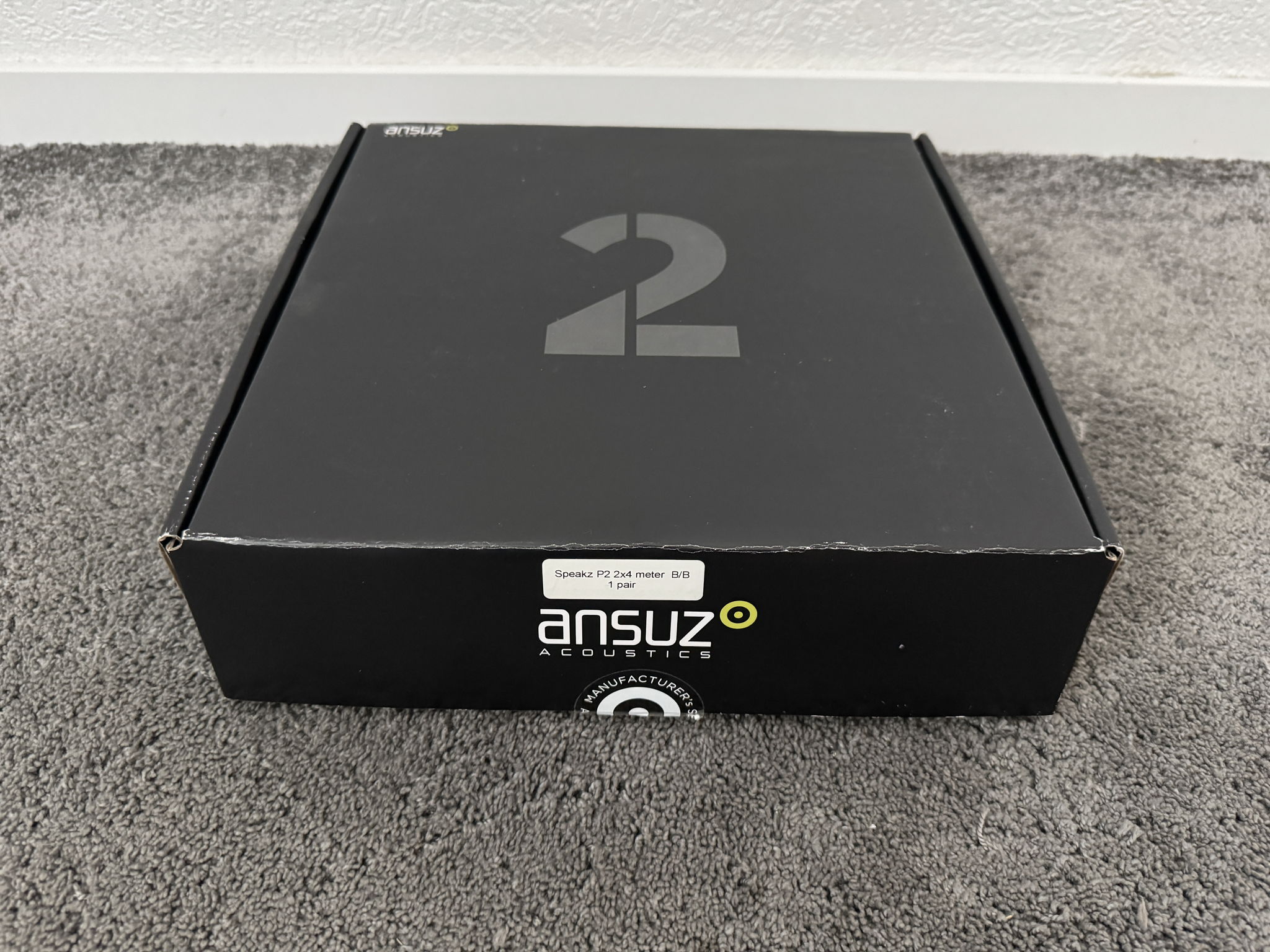 Ansuz Acoustics Speakz P2 P 2 speaker cable in 4m 3