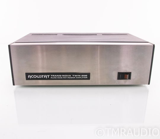 Acoustat Trans-Nova Twin 200 Stereo Power Amplifier; TN...