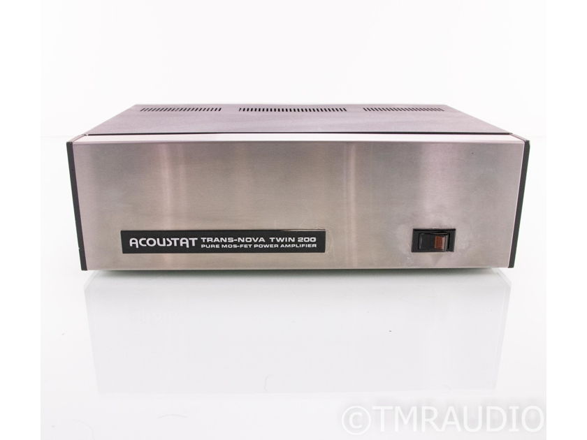 Acoustat Trans-Nova Twin 200 Stereo Power Amplifier; TNT-200 (18974)