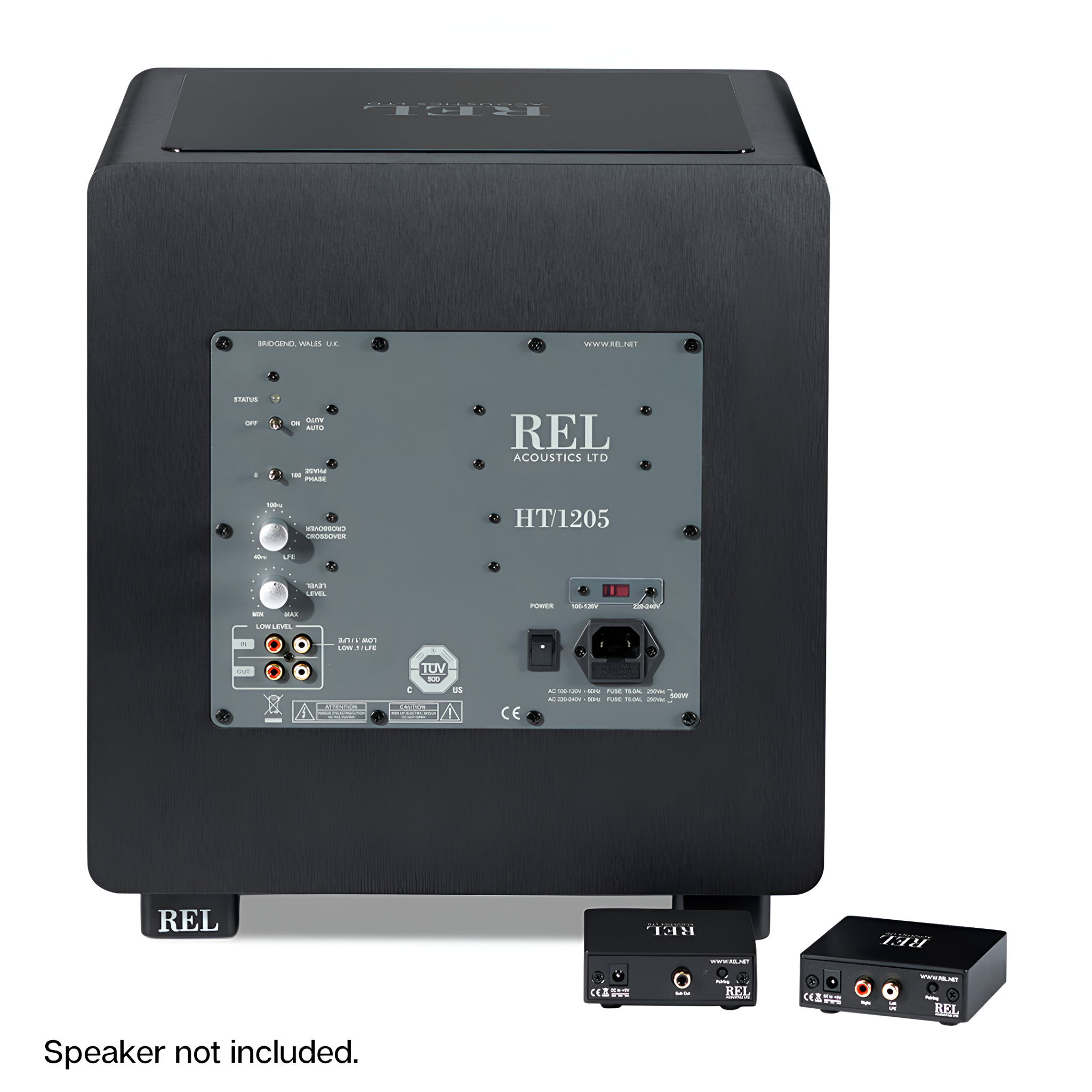 Subwoofer not included ....