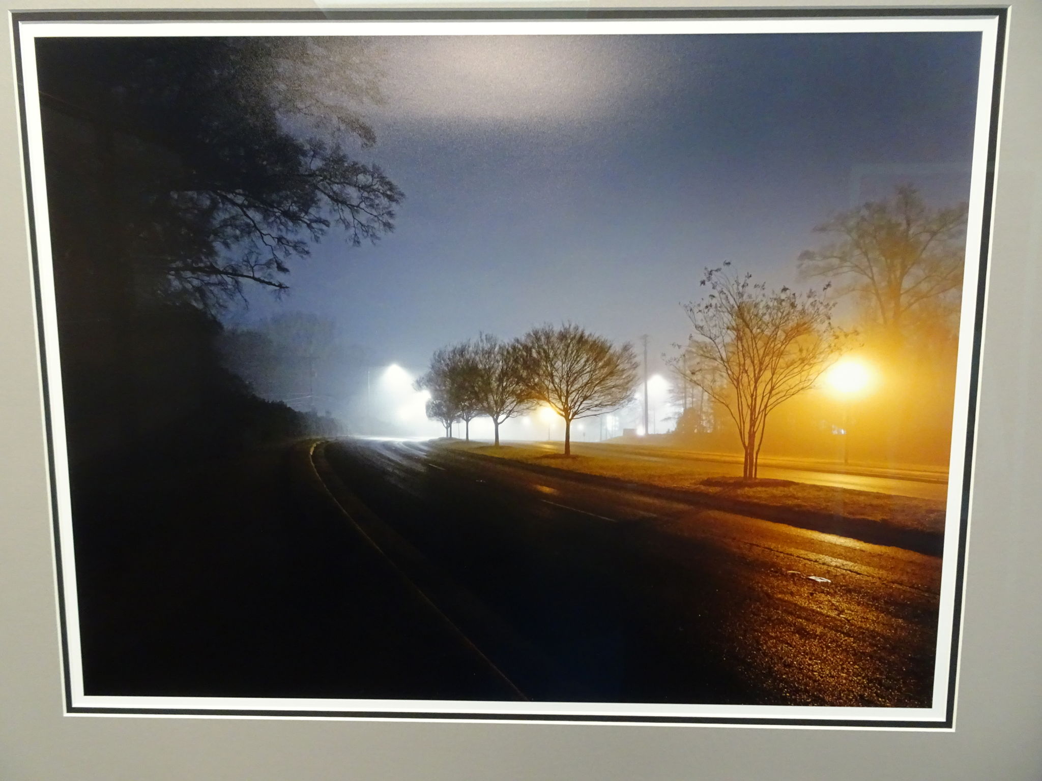 3AM fog on Providence Road, Charlotte NC 2018