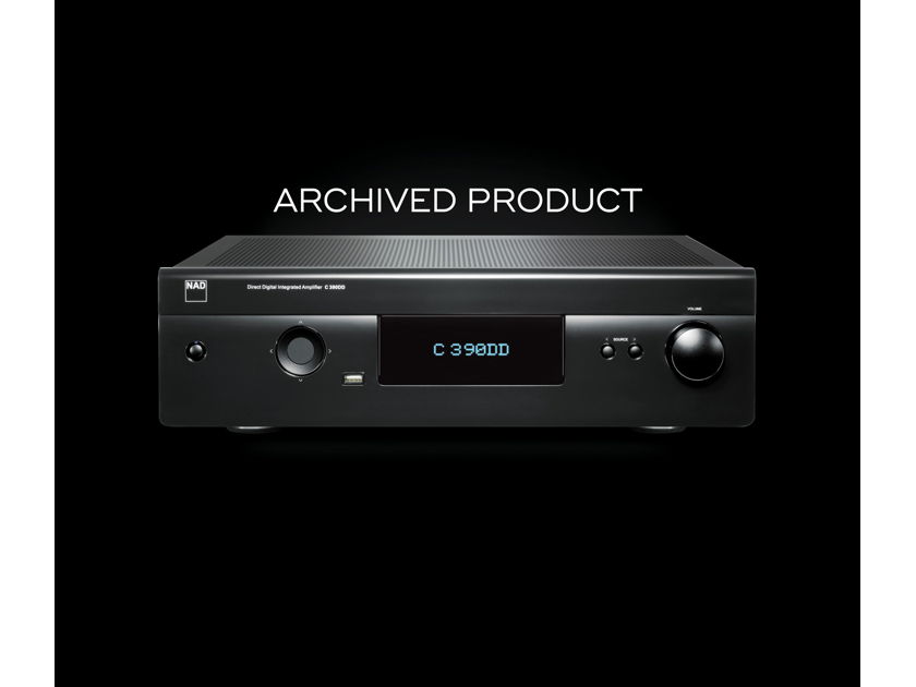 NAD C-390DD Digital Stereo Amplifier & BluOS Module - NEW & UN-OPEN