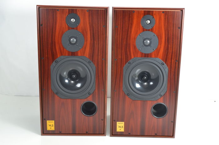 Harbeth Super HL5 Plus Speakers - Rosewood Cabinets - O...