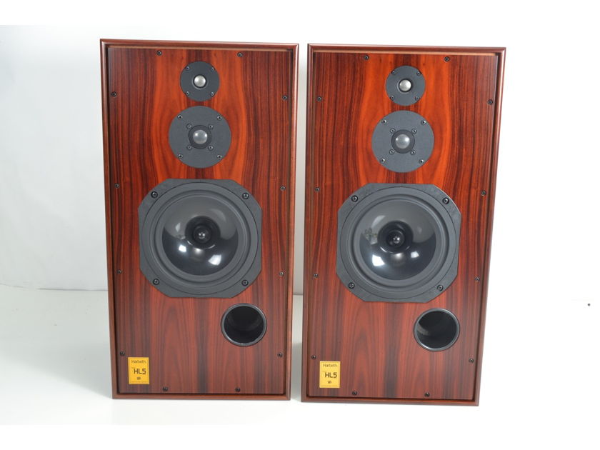 Harbeth Super HL5 Plus Speakers - Rosewood Cabinets - Original Boxes - Beautiful Condition