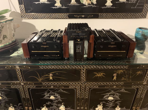 NAKAMICHI DRAGON CD TRANSPORT, DAC, PS AND REMOTE (THE ...