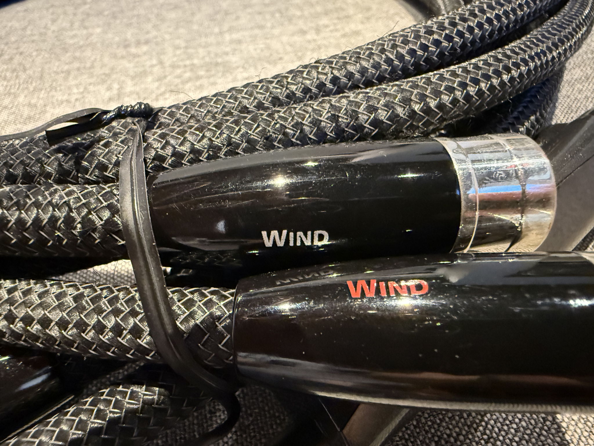 Audioquest Wind XLR 2.5M Interconnect Cables EXCELLENT 8