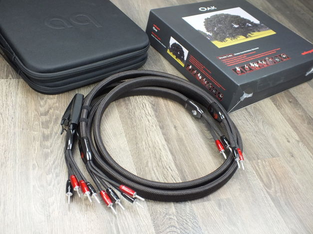 AudioQuest Oak speaker cables biwire 2,0 metre