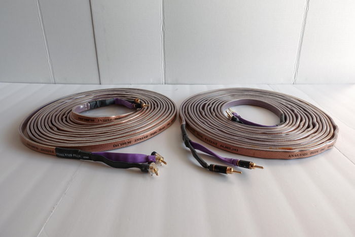 Analysis Plus Inc. Oval 9 - 2 Speaker cables 40 feet lo...