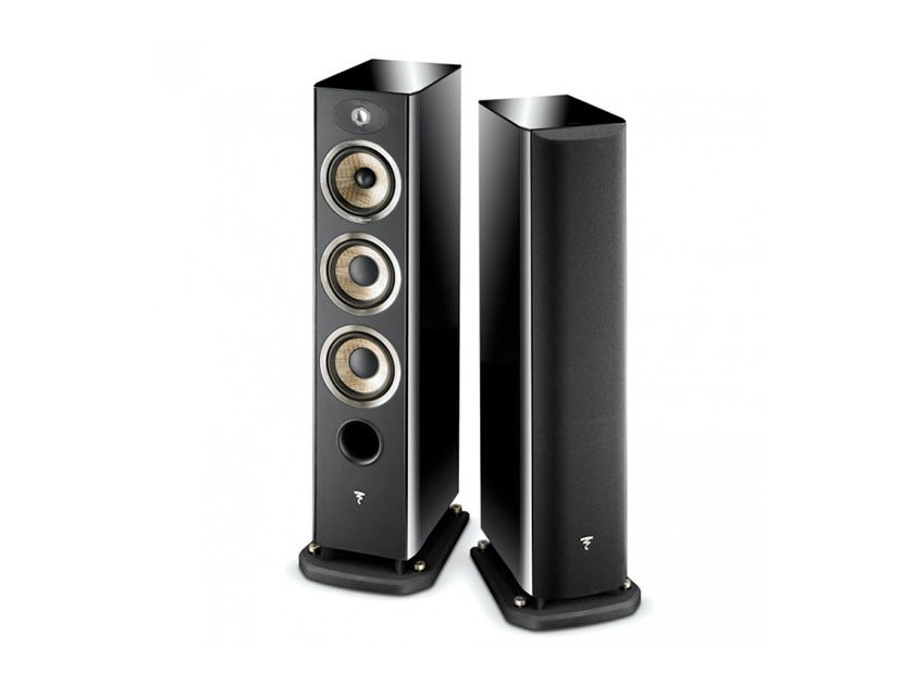 Focal Aria 926 3-Way  Floorstanding Loudspeakers (High Gloss Black): EXCELLENT Demo; Full Warranty; 35% Off; Free Shipping